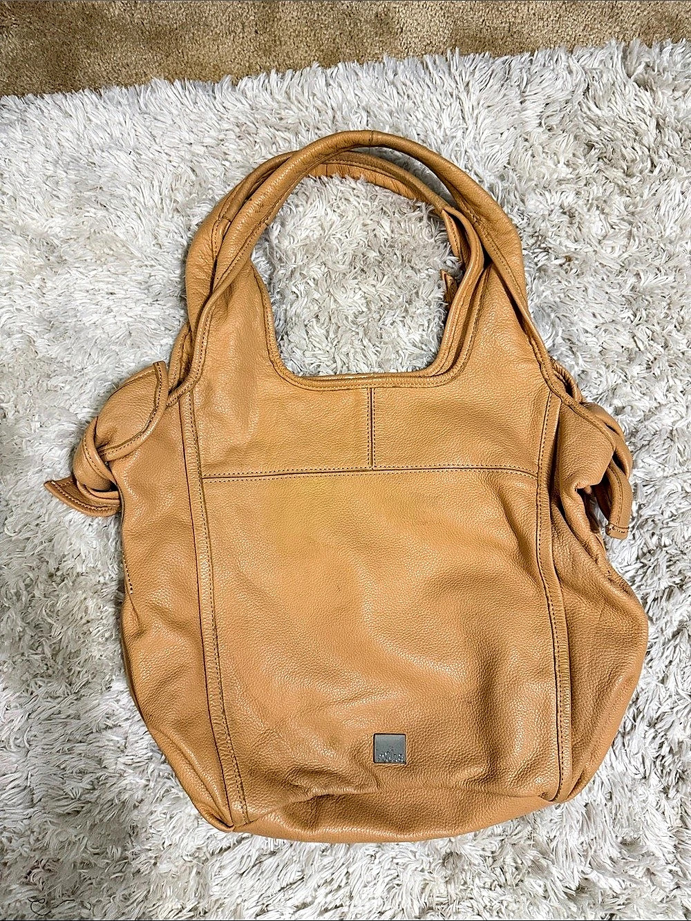 Kooba Leather Shoulder Bag in Brown